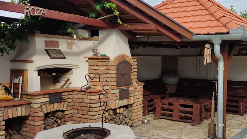 Térburkolás,kemence, szaletli, kerti konyha kialakítása, burkolattisztítás (cserép, térkő)